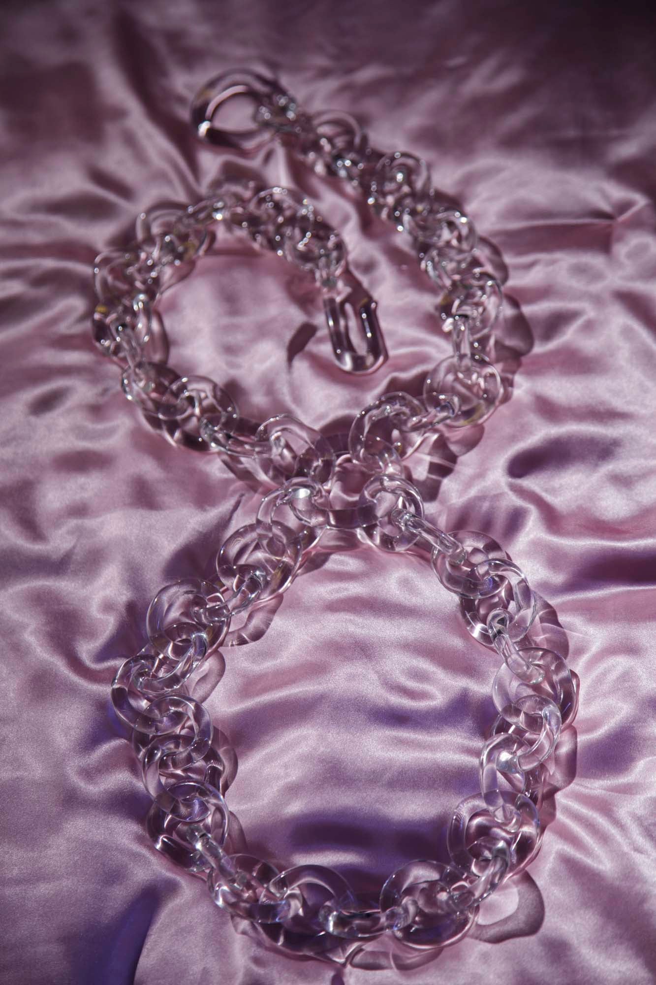 Transparent Long Harness Chain